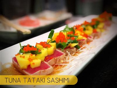 nanlangka-teppanyaki-sushi-bar-Tuna-Tataki-Sashimi